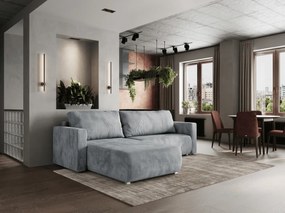 Coltar extensibil TAFIRA, gri deschis, colt interschimbabil