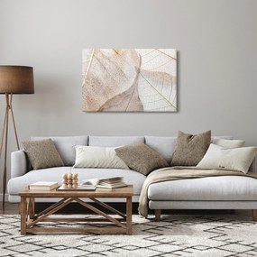 Tablou - Frunze bej (90x60 cm)