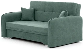 Canapea extensibila cu 2 locuri LAINE, verde