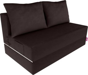 Canapea extensibila Urban Living, 136x80x40 cm, Maro