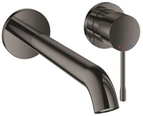 Baterie lavoar incastrata antracit Grohe Essence, pipa 23 cm