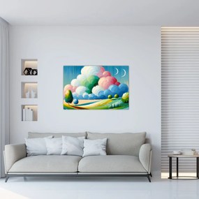 Tablou - Peisaj cu nor (90x60 cm)