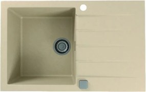 Chiuveta compozit Alveus Cadit 20 crem Terra 79x50 cm
