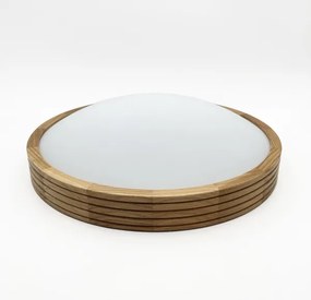 Brilagi - Plafonieră LED CARVALHO MODERN SLIM 2xE27/60W/230V Ø 37,5 cm stejar