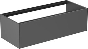 Dulap baza suspendat Ideal Standard Atelier Conca antracit mat 1 sertar 120 cm