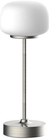 Lampă LED tactilă dimabilă de masă RIMINI LED/2W/5V USB 2000 mAh crom/alb