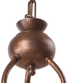 Lustră LED pe lanț Brilagi ANTICO 3xE27/60W/230V bronz patină