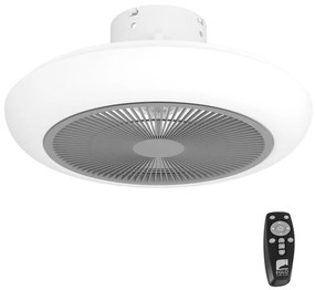 Ventilator LED dimabil de tavan SAYULITA LED/25,5W/230V alb/gri Eglo 35093 + telecomandă