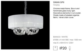 Candelabru elegant diametru 69cm SWAN SP6 035826