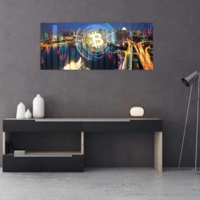 Tablou - Orașul investițiilor (120x50 cm)