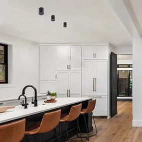 Spot aplicat tavan Kobald negru