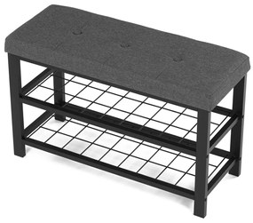 Pantofar Atentos (negru + gri). 1120300