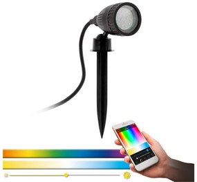 Eglo 98052 - Lampă LED RGB de exterior NEMA-C 1xGU10/5W/230V IP44