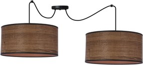 Candellux Legno lampă suspendată 2x40 W negru 32-18397