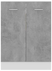 Dulap inferior, gri beton, 60 x 46 x 81,5 cm, PAL Gri beton, Dulap inferior, 1