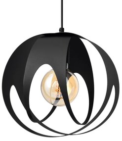 Lustră pe cablu MOONLIGHT 1xE27/15W/230V neagră