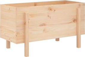 vidaXL Strat înălțat de grădină, 101x50x57 cm, lemn masiv de pin