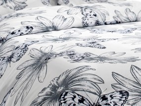 Lenjerie de pat din microfibra Culoare crem, ZAHIRA