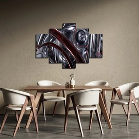 Tabloul cu abstracție în gri (150x105 cm)