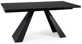 Masa de bucaterie Salvadore II, 160 x 90 cm, neagra