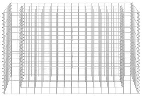 Strat inaltat gabion, 90 x 30 x 60 cm, otel galvanizat 1, 90 x 30 x 60 cm