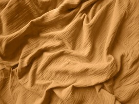 Lenjerie de pat MUSSARI muselina, mustar Dimensiune lenjerie de pat: 70 x 90 cm | 140 x 220 cm