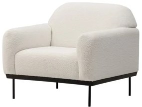 Fotoliu de relaxare alb ANDERSON