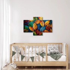 Tablou - Mozaic din frunze (90x60 cm)