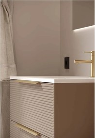 Set lemn masiv mobilier baie suspendat Serina 120/160/176/180 cm - 180 L