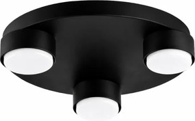 Brilagi - Plafonieră LED RGB dimabilă MONO, 3x GX53/14W/230V, Wi-Fi Tuya, diametru 30 cm, neagră