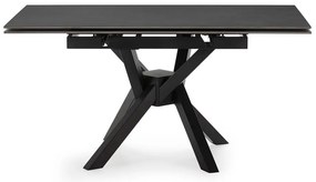 Masă de dining extensibilă cu blat din piatră cu blat suplimentar 90x150 cm Arlene – Marckeric