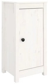813726 vidaXL Servantă, alb, 40x35x80 cm, lemn masiv de pin