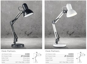 Veioza / Lampa de birou reglabila Desk Partners EU2429WH SRT