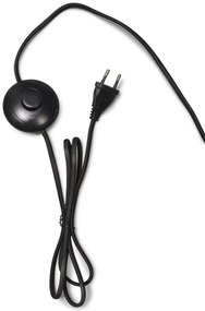 Lampadar eco din bambus Bromo L negru/ natur, 60x18cm