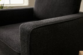 Fotoliu Berlin - Anthracite, Black