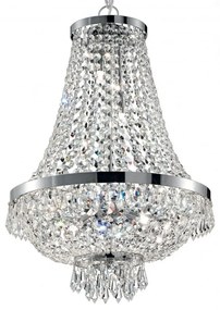 Candelabru cristal design elegant casa scarii CAESAR SP12 Cromo 114279
