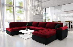 Colțar Talina cu funcție de dormit (Dreapta U) (Kronos 02 + Kronos 07 + Kronos 02). 1059442