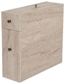 Dulap de baie MELODY, decor marmură bej