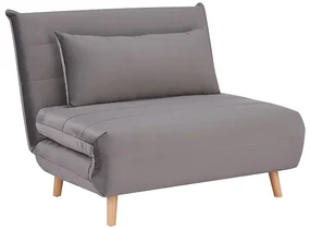 Fotoliu extensibil Culoare Gri, SPIKE VELVET