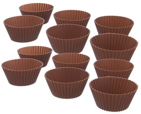 Forme de copt 12 buc. pentru brioșe din silicon ø 5,5 cm – Orion