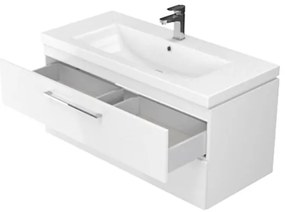 Cersanit S801-149-DSM - Dulap suspendat de baie cu lavoar LARA, 80 cm, alb