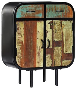 Servanta, 60 x 30 x 75 cm, lemn masiv reciclat 1, Multicolour