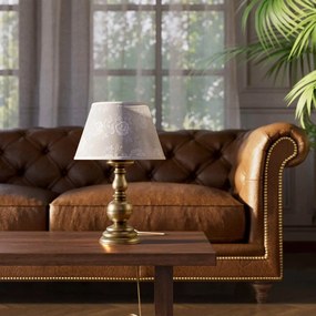 Lampa de masa clasic elegant din alama masiva Flemish