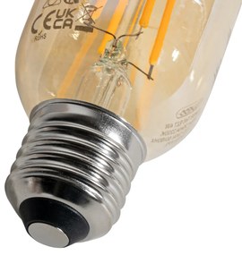 Set 5 becuri Bec LED E27 reglabil auriu T45 4W 300 lm 2200K