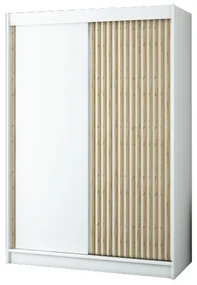Dulap de haine 150 cm Ladonna (alb mat). 1045694