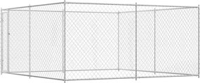 vidaXL Padoc pentru câini de exterior, 383x383x185 cm