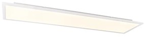 Plafoniera moderna din otel 120 cm cu LED inclus cu dimmer in 4 trepte - Liv