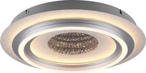 JUST LIGHT. 15089-21 - plafonieră LED CICHIO LED/36W/230V crom mat