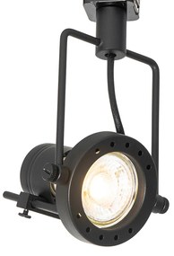 Sistem de șine inteligente negru monofazat inclusiv 5 GU10 Wifi - Suplux