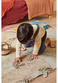 Covor de joacă pentru copii bej din bumbac 120x160 cm Mushroom Forest – Lorena Canals